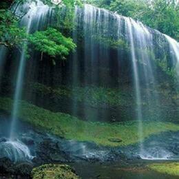 Mountain waterfall